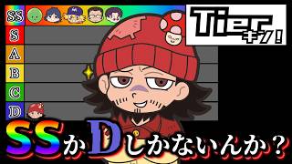 【Tierキン】二極化してしまうTierキン