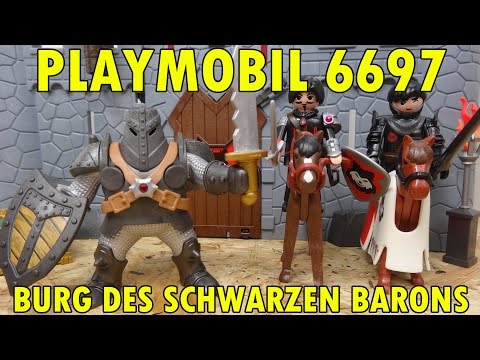 "PLAYMOBIL 6697 BURG DES SCHWARZEN BARONS + 6694 + 6696" -Vorstellung