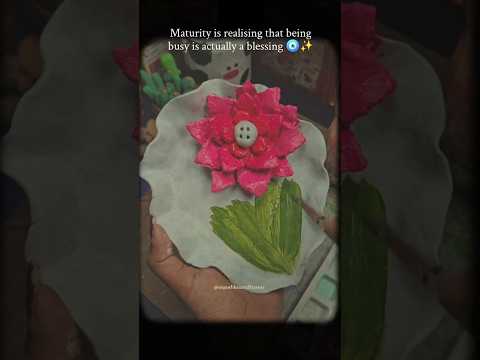 Maturity is realising that being busy is actually a blessing 🧿✨️ #diy #art #craft #shorts