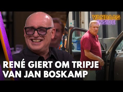 René giert om tripje van Jan Boskamp in Manchester: 'Hij had een auto gehuurd' | VANDAAG INSIDE