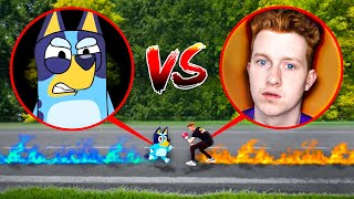 DRONE CATCHES BLUEY VS TORG IN REAL LIFE!! *Cursed Bluey*