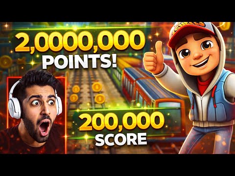 2,000,000 POINTS 😱 | 200,000 SCORE RECORD BREAKING RUN! | Subway Surfers Gameplay