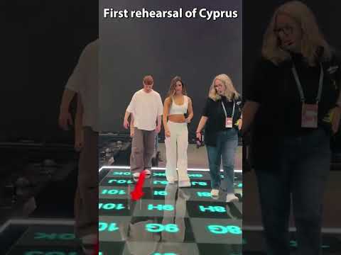 🇨🇾 A snippet from the first rehearsal of Cyprus (Silia Kapsis - Liar) | Eurovision 2024