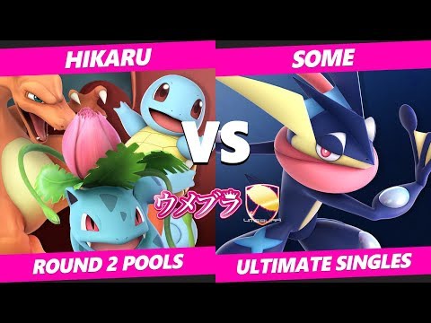 Umebura SP6 SSBU - HIKARU (P. Trainer, Luigi) Vs. Some (Greninja) Smash Ultimate Tournament Pools