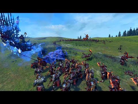 Chaos vs Vampire Counts - Epic Cinematic Battle, Total War: Warhammer 2