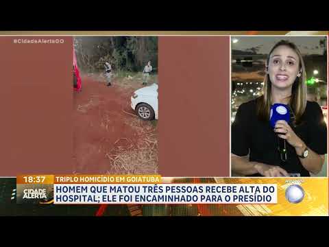 Sobrevivente de chacina em Goiatuba recebe alta do HUGOL