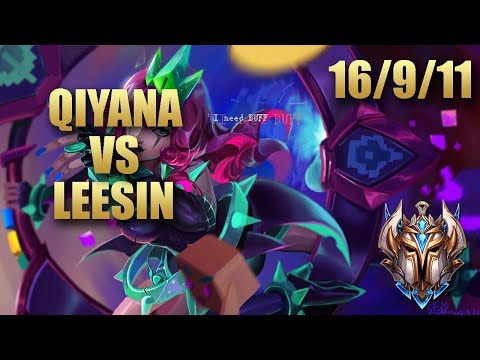 GRF Tarzan Qiyana Jungle Vs Leesin - KR Challenger Match Summary Patch 9.19