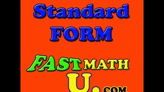 Standard Form and Expanded Form