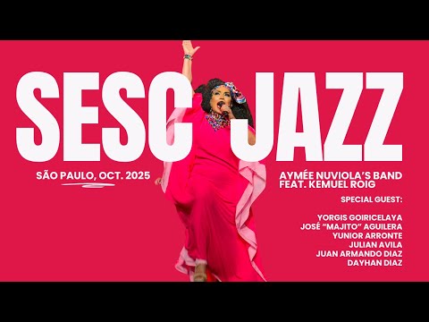 Aymée Nuviola's Band Feat. Kemuel Roig, concert at SESC Jazz Festival in São Paulo, Brazil.