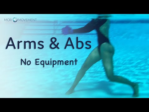 Pool workout - Arms & Abs (no equipment)