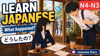 Learn Japanese Through Stories | 1 Hour Everyday Listening Practice for JLPT N3–N4