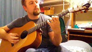 Improvising : God Rest Ye merry Gentleman. Acoustic guitar Christmas songs. Conrad Craft
