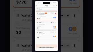 Unhide wallet in Dokwallet