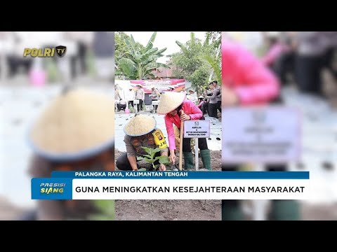 POLDA KALTENG LUNCURKAN PROGRAM PEKARANGAN LESTARI DAN MAKAN BERGIZI