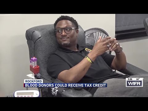 State legislation would provide tax credit for blood donors