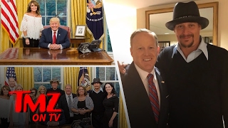 Sarah Palin, Ted Nugent, And Kid Rock Go To The White House! | TMZ TV