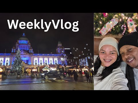 VLOG| Belfast Christmas Market, Holiday Shopping & Dinner with Friends