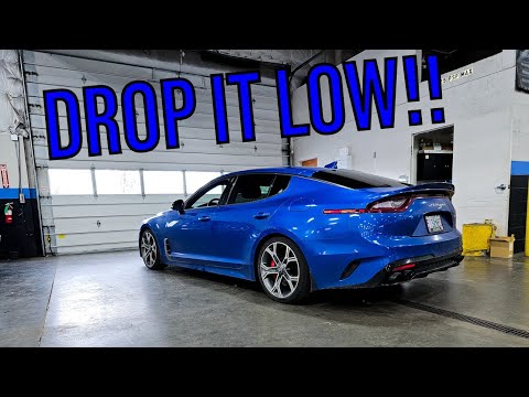 Kia Stinger Lowering Springs Install!