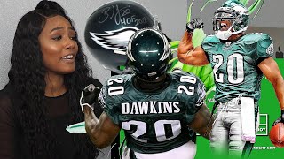 Allure Reacts to Brian Dawkins NFL Highlights