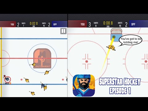 Superstar Hockey Gameplay Episode 1: MACK BEAT THE BUZZER FROM HIS OWN ZONE!