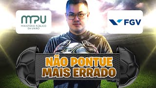 PONTUAÇÃO - LÍNGUA PORTUGUESA - MPU (BANCA FGV)