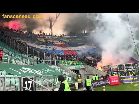 Śląsk Wrocław - POLONIA BYTOM (09.11.2025) doping i oprawa  