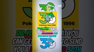 How to Get a FREE Personalised Pokémon 30th Anniversary Sticker ✨ #pokemon #pokemon30thanniversary