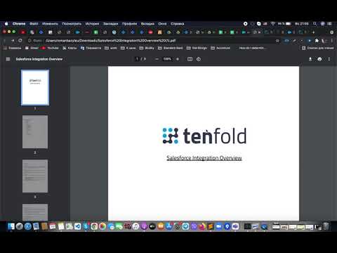Salesforce  integration with  tenfold callcenter