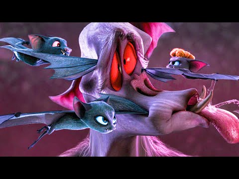 Fighting Giant Bat Cronies | Hotel Transylvania 2