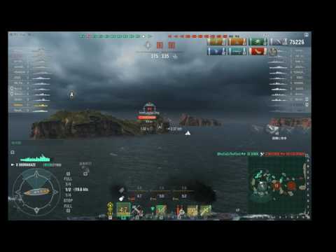 【WoWs】Shimakaze, World of Warships 161113