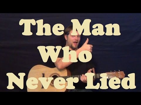 The Man Who Never Lied (Maroon 5) Guitar Lesson Easy Strum Chord How to Play Tutorial