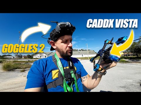 DJI Goggles 2 first flight with the Caddx Vista | Still needs some work