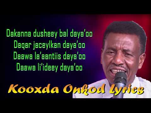 Cabdullahi Shariif Baastoow | Dab Markaan Ku Joogsadaa Damqadaa | Onkod Lyrics 2020.