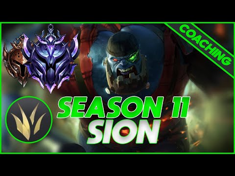 HOW TO CARRY YOURSELF OUT OF LOW ELO | Season 11 Sion Jungle | Coaching Session #1