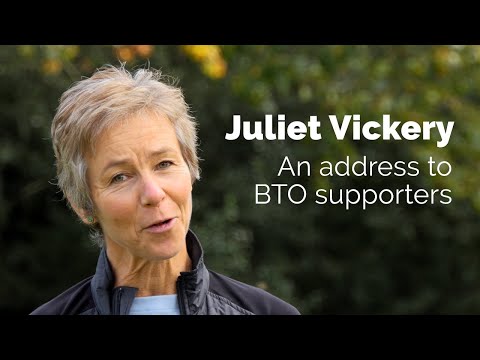 BTO CEO Prof. Juliet Vickery — an introduction