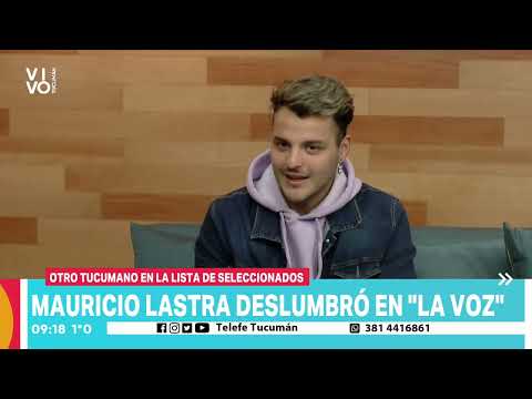 Mauricio Lastra deslumbró en "La Voz Argentina"