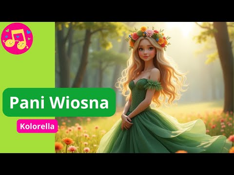 Pani Wiosna -piosenka o wiośnie #kolorella #wiosna #wiosnaprzyszła