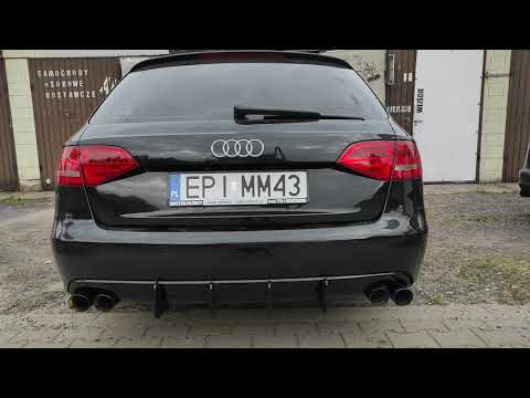 Audi a4b8 tfsi aktywny układ wydechowy