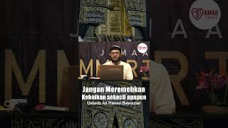Download lagu Jangan Meremehkan Kebaikan sekecil Apapun - Ustadz Ali Hasan Bawazier mp3