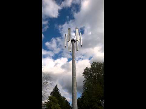 VertiGo SRG függőleges tengelyű szélgenerátor Barcson