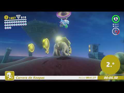 Super Mario Odyssey - Reino de las Arenas - Copa Maestra del Reino de las Arenas