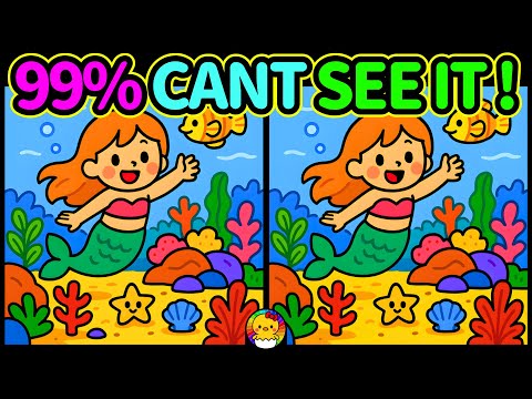 YOUR BRAIN IS YOUNG?⚡Spot 3 differences in 90 seconds🧩Made by a Brain Researcher🧠