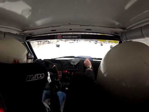 Onboard Jugowska Barbórka 2013 Patryk Jarzyna/Marcin Nowak Fiat CC 1.1 Millers Oils  (Świdnica)