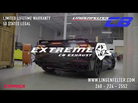 Lingenfelter Extreme-S C8 Exhaust - Launch Video
