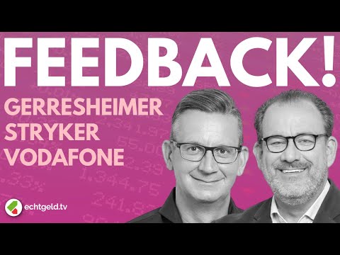 Gerresheimer statt Novo Nordisk!? Feedback! | Vodafone | Stryker | Jungheinrich | Iron Mountain