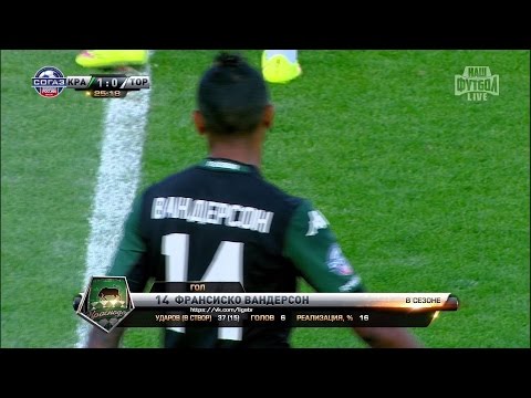 Wanderson's penalty goal. FC Krasnodar vs Torpedo | RPL 2014/15