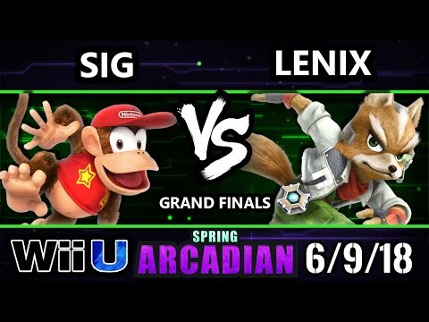 Spring Arcadian Smash 4 - Sig (Diddy Kong) Vs. Lenix [L] (Fox) - Wii U Grand Finals