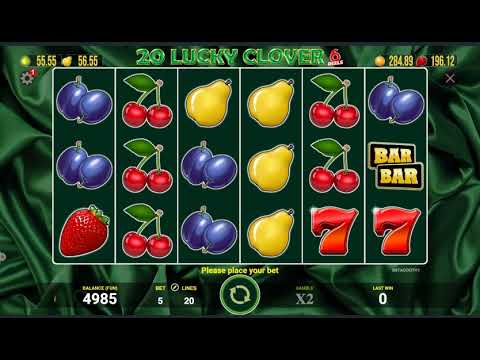 20 Lucky Clover 6 Reels – Video Gameplay