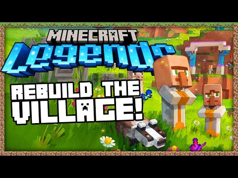 REBUILD THE VILLAGE!! - Minecraft Legends (Multiplayer Gameplay)