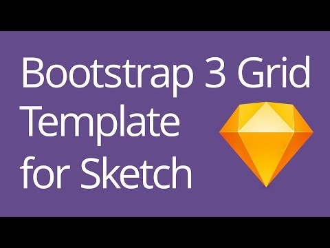 Bootstrap 3 Grid Template for Sketch Tutorial